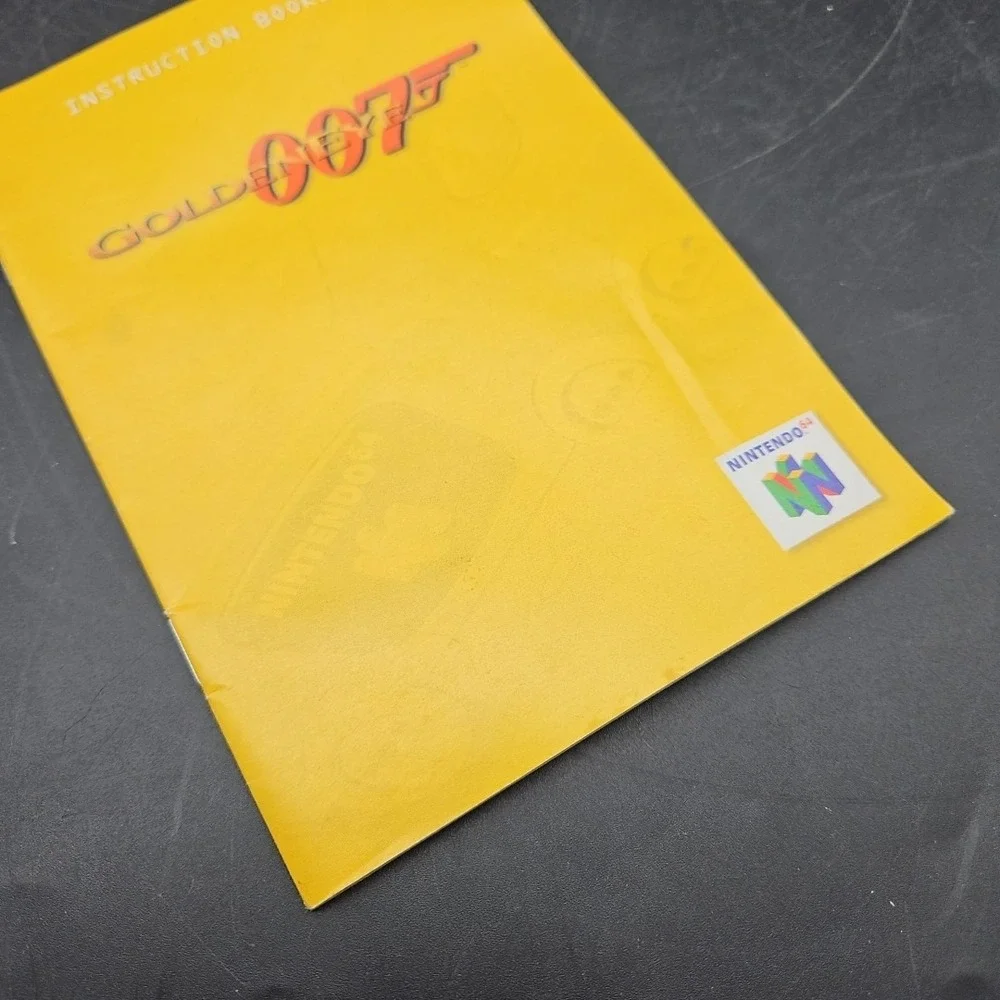 Goldeneye 007 Golden Eye Nintendo 64 N64 Instruction Booklet Manual Only
